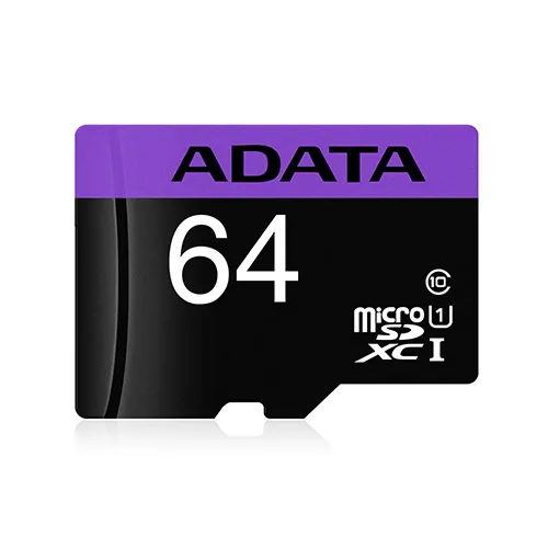 ADATA Premier 64GB MicroSDHC (AUSDX64GUICL10A1-RA1)