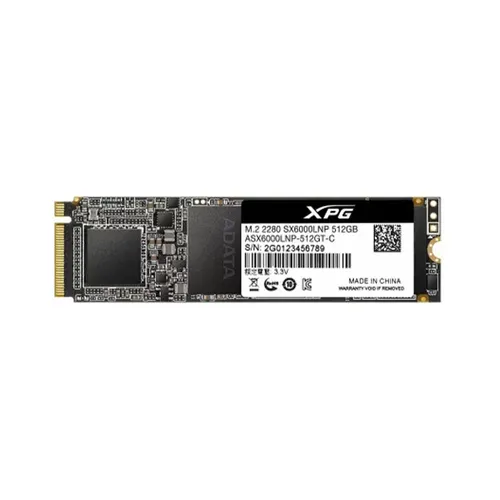 ADATA XPG Lite SX6000 M.2 2280 512GB PCIe NVMe Internal SSD