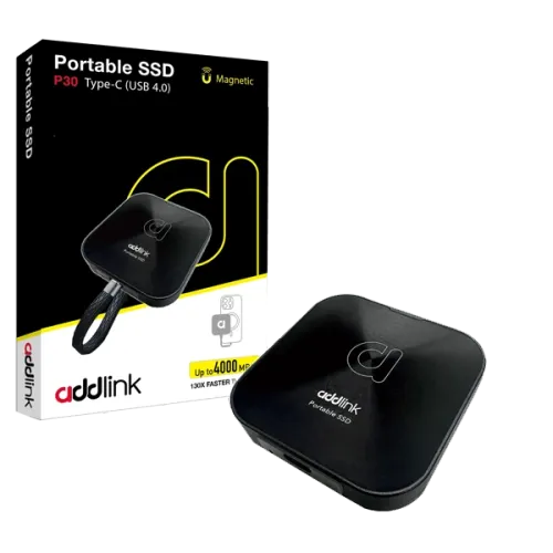ADDLINK P30 1TB MAGNETIC PORTABLE EXTERNAL SSD 4,000MB/S USB TYPE C 4.0 (MAGSAFE SUPPORT)