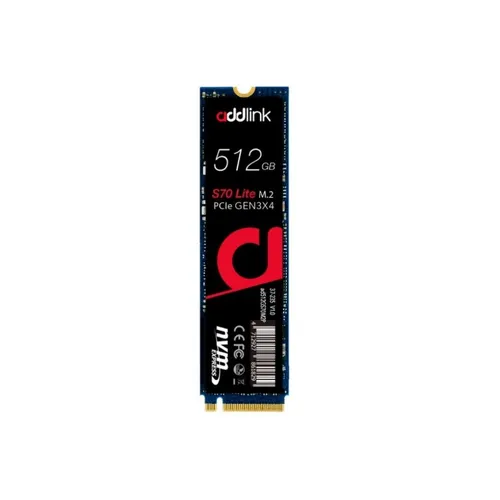 Addlink S70 Lite 512GB PCIe GEN3X4 M.2 NVMe SSD