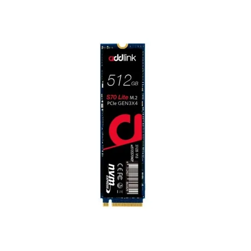 Addlink S70 Lite 512GB PCIe GEN3X4 M.2 NVMe SSD