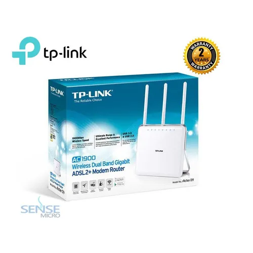 ADSL2+ ROUTER - TP-LINK D9 AC1900 DUAL BAND 10/1000