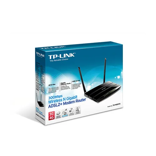 ADSL2+ ROUTER - TP-LINK TD-W8970 300MBPS 10/1000