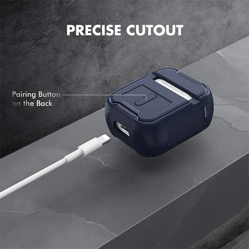 AhaStyle Rugged Hard-Shell Protective Cover for AirPods 2
