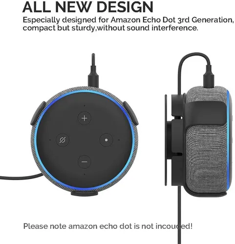 AHASTYLE Wall Mount Hanger Holder for Echo Dot 3rd Generation