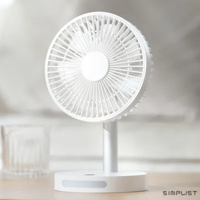 AirBuddy Pro – Rechargeable Portable Fan with 180° Adjustable Angle
