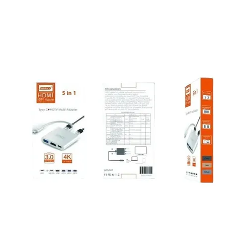 Airsky HC-04D 5 In 1 USB C HDTV Multi Adapter