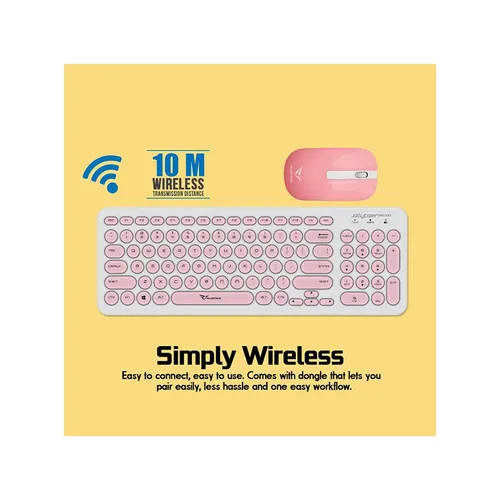 Alcatroz Jellybean A2000 Wireless Keyboard &amp; Mouse Combo