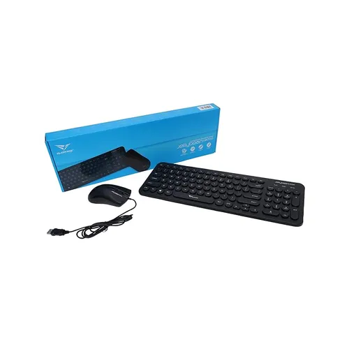 Alcatroz Jellybean U2000 Keyboard and Mouse Wired Combo