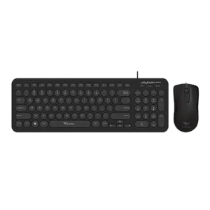 Alcatroz Jellybean-U2000 Wired Keyboard and Mouse Combo