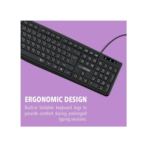 Alcatroz KB1500 Silent Multimedia USB Wired Keyboard
