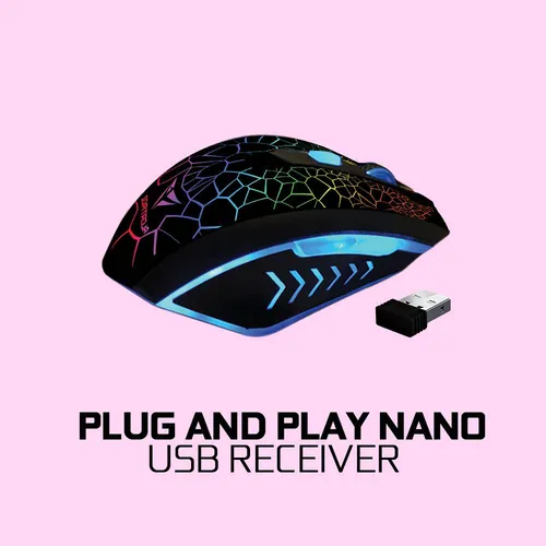 Alcatroz X-Craft Ultra Silent Series Wireless Gaming Mouse