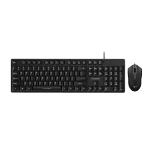 Alcatroz Xplorer C3300 SILENT – Wired Keyboard Mouse Combo