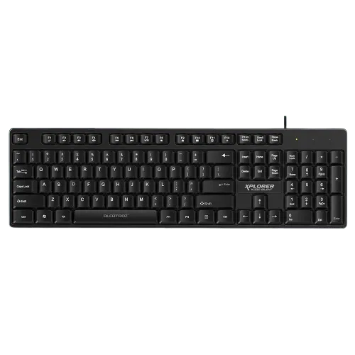 Alcatroz Xplorer K330 Silent USB Wired Keyboard
