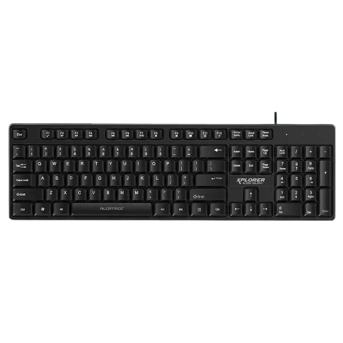 Alcatroz Xplorer K330 Silent USB Wired Keyboard