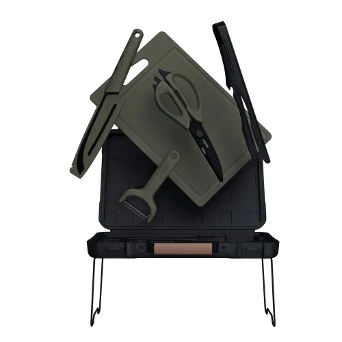 All-in-One Barbecue Kit – Portable 6-Piece BBQ Tool Set