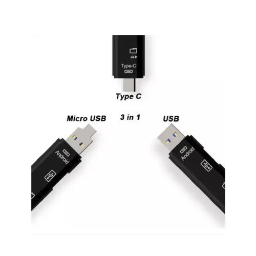 All in one Card Reader USB 3.1 OTG SD TF Micro SD Type C Smart Memory – A Grade