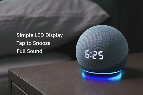 AMAZON Echo Dot 4th Gen With Clock + Display