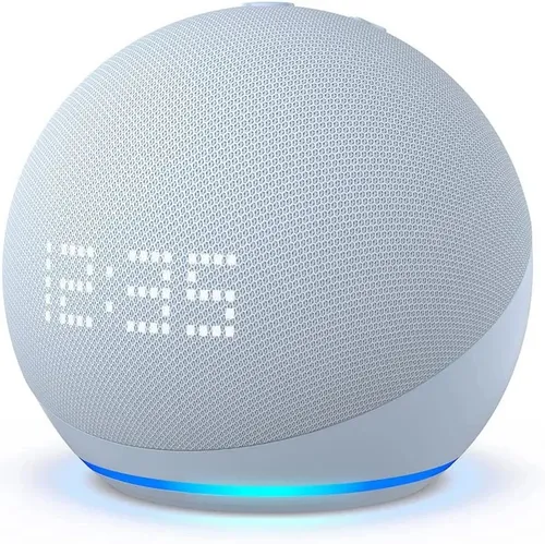 Amazon Echo Dot 5th Gen Smart Speaker with Clock