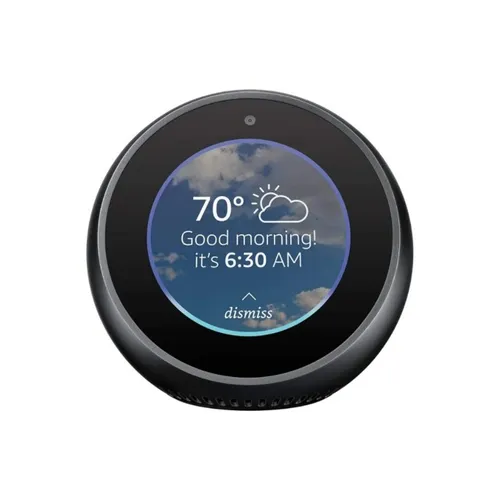 Amazon Echo Spot Smart Screen Alarm Clock with Alexa