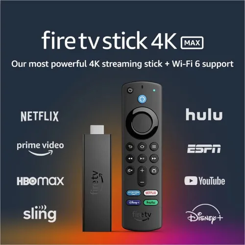 Amazon Fire TV Stick 4K Max Streaming Device Wi-Fi 6