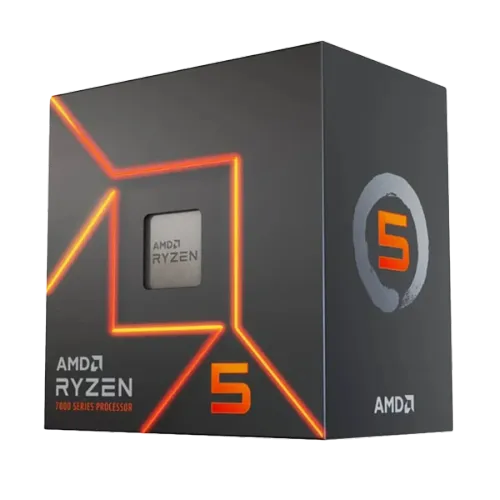 AMD Ryzen 5 7600 (up to 5.1Ghz 6-cores 12-threads) 32M Cache