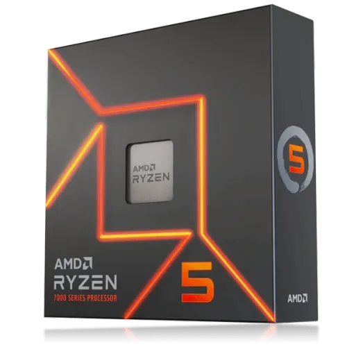 AMD Ryzen 5 7600X (up to 5.3Ghz 6-cores 12-threads) 32M Cache