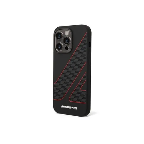 AMG Double Layer Flag Pattern Transparent Hard Case for iPhone 14 Pro Max