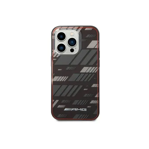 AMG PC/TPU Clear Transparent Double Layer Case for iPhone 14 Pro