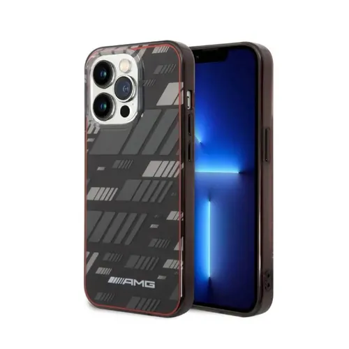 AMG Pc/Tpu Clear Transparent Double Layer Case Iphone 14 Pro