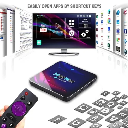 Android TV Box H96 MAX 2GB RAM, 16GB ROM (Smart TV console)