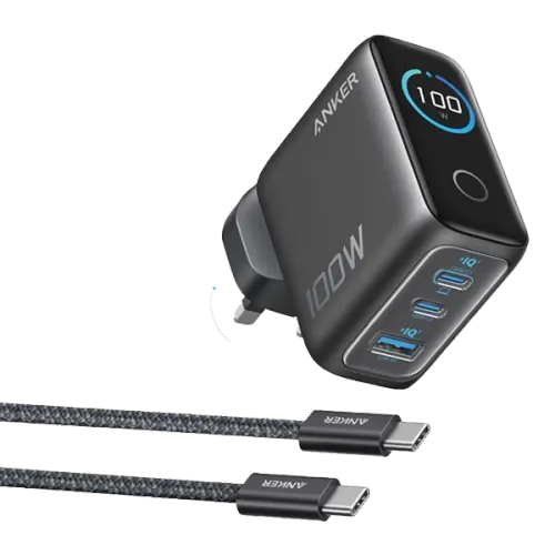 ANKER 100W 3 PORTS SD WITH C-C CABLE - B121BKZ1
