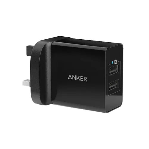Anker 24W 2 Port USB Wall Charger