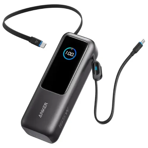 Anker 25000mAh 165W Power Bank Built-in &amp; Retractable Cables - A1695H11