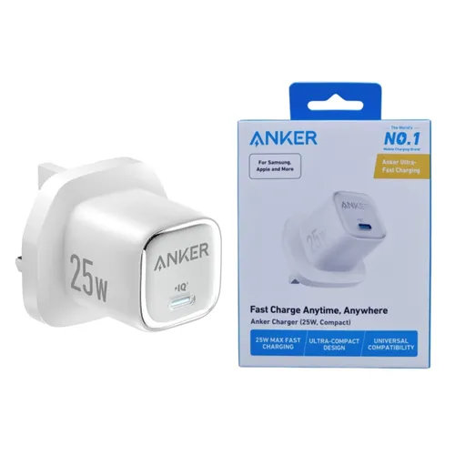 Anker 25W Charger White - A2656K21