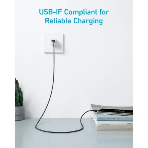 Anker 322 A81H5H11 3ft USB-A to USB-C Cable