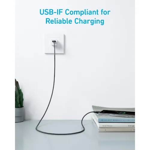 Anker 322 A81H5H11 3ft USB-A to USB-C Cable