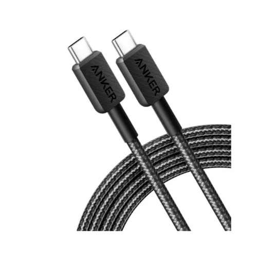 Anker 322 Braided Type-C to Type-C 1m Cable - A81F5H11 - Black