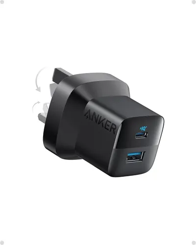 Anker 323 33W 2-Port Charger with Foldable Plug