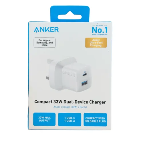 Anker 323 Charger 33W Charger White - A2331K21