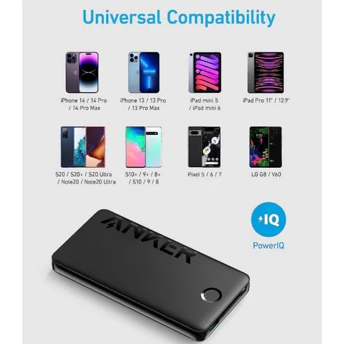 Anker 323 USB-C 10000mAh Power Bank (PowerCore PIQ)