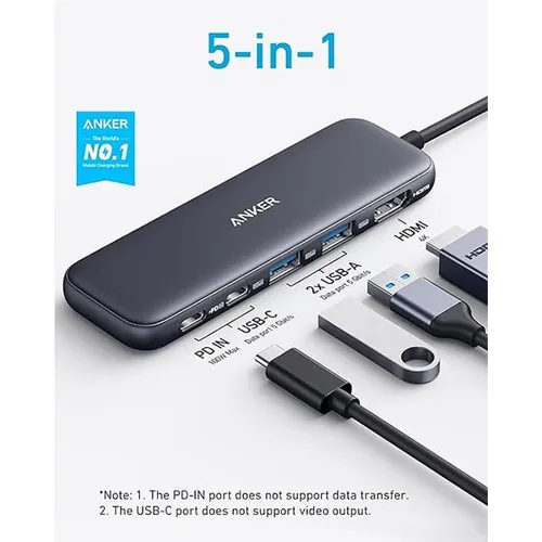 Anker 332 5-in-1 USB-C Hub Adapter