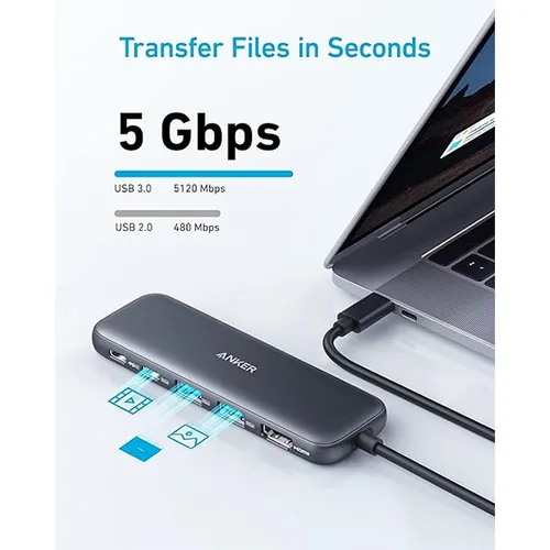 Anker 332 5-in-1 USB-C Hub Adapter
