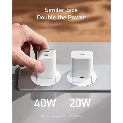 Anker 521 Nano Pro 40W 2 Pin USB-C Charger