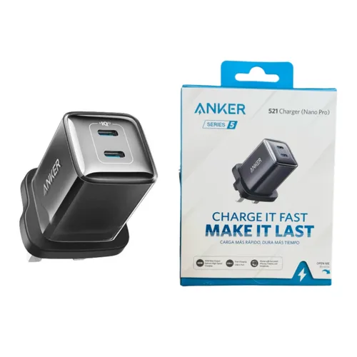 Anker 521 Nano Pro 40w Charger 3Pin - A2038K11/K21