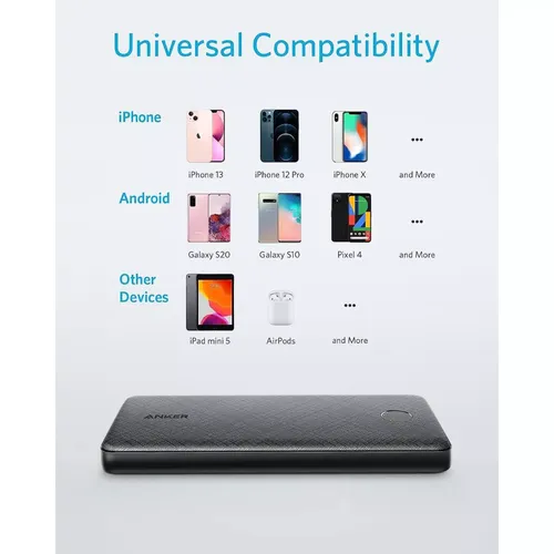 Anker 523 PowerCore 10000mAh Power Bank 10K