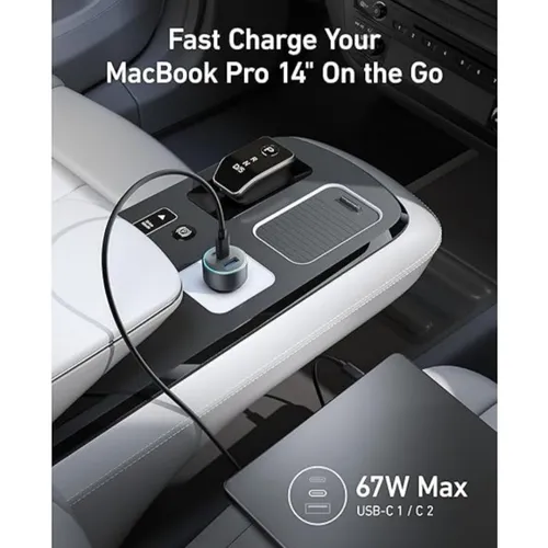 Anker 535 67W Car Charger with USB-C Cable