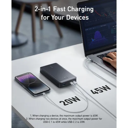 Anker 537 A1379H11 (PowerCore 24K) Laptop Power Bank