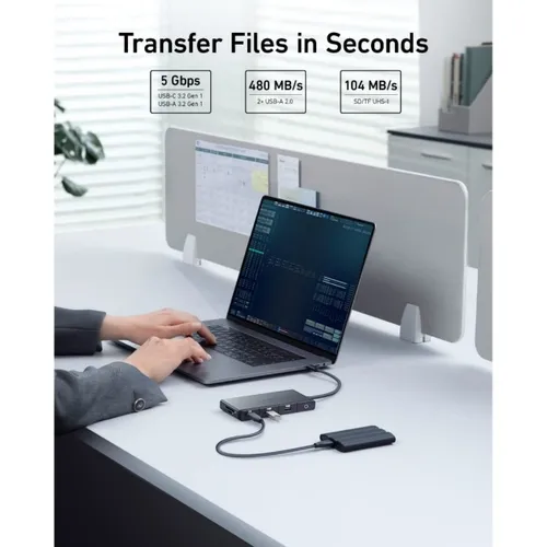 Anker 552 9-in-1 4K HDMI USB-C Hub Adapter