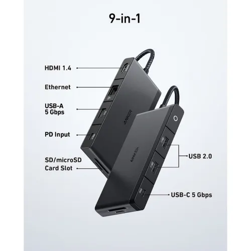 Anker 552 9-in-1 4K HDMI USB-C Hub Adapter